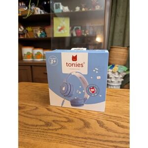 Tonies Headphones Light Blue Kids Volume Limited Wired On-Ear Headset NEW